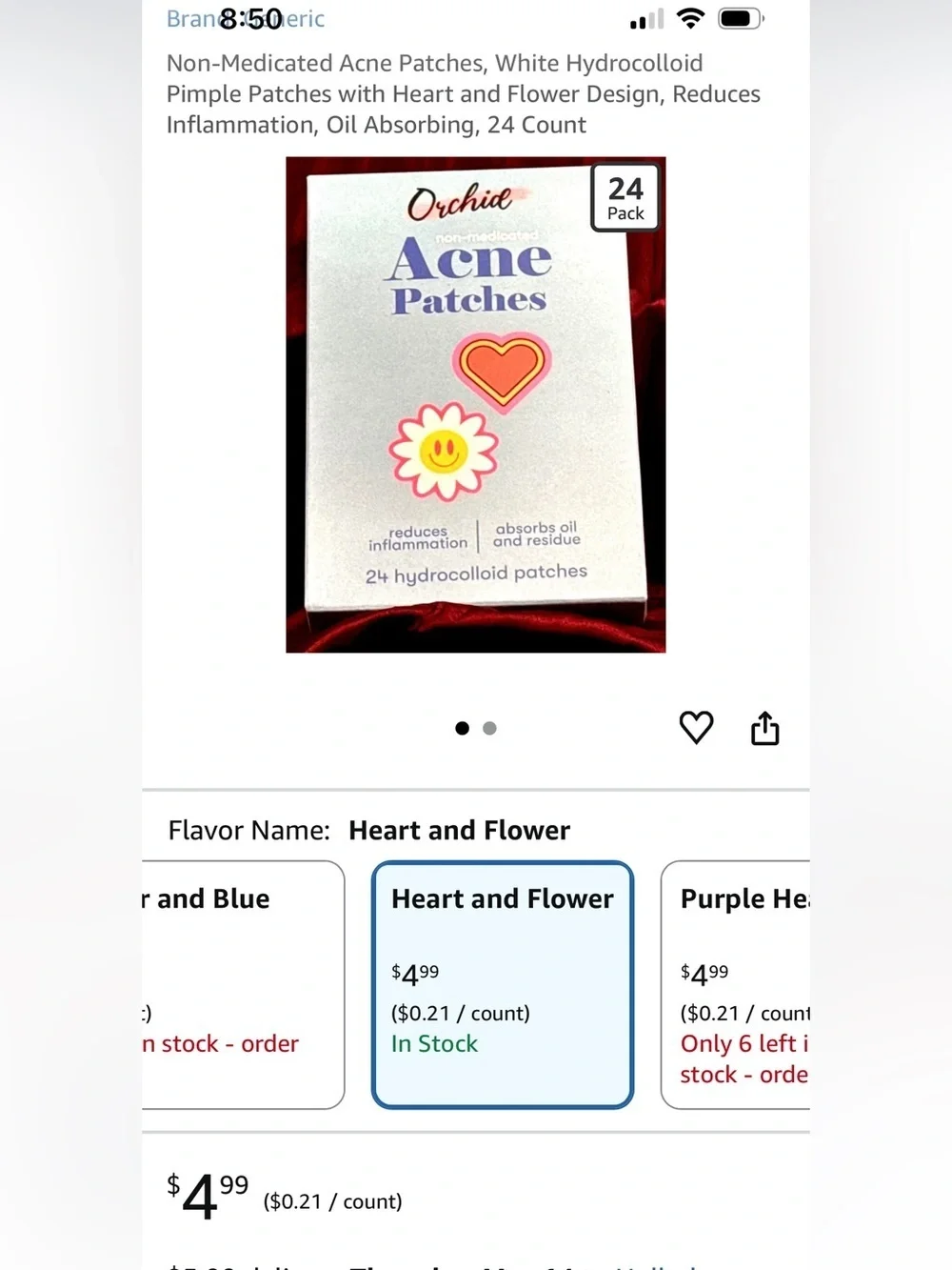 Acne patches new orchid